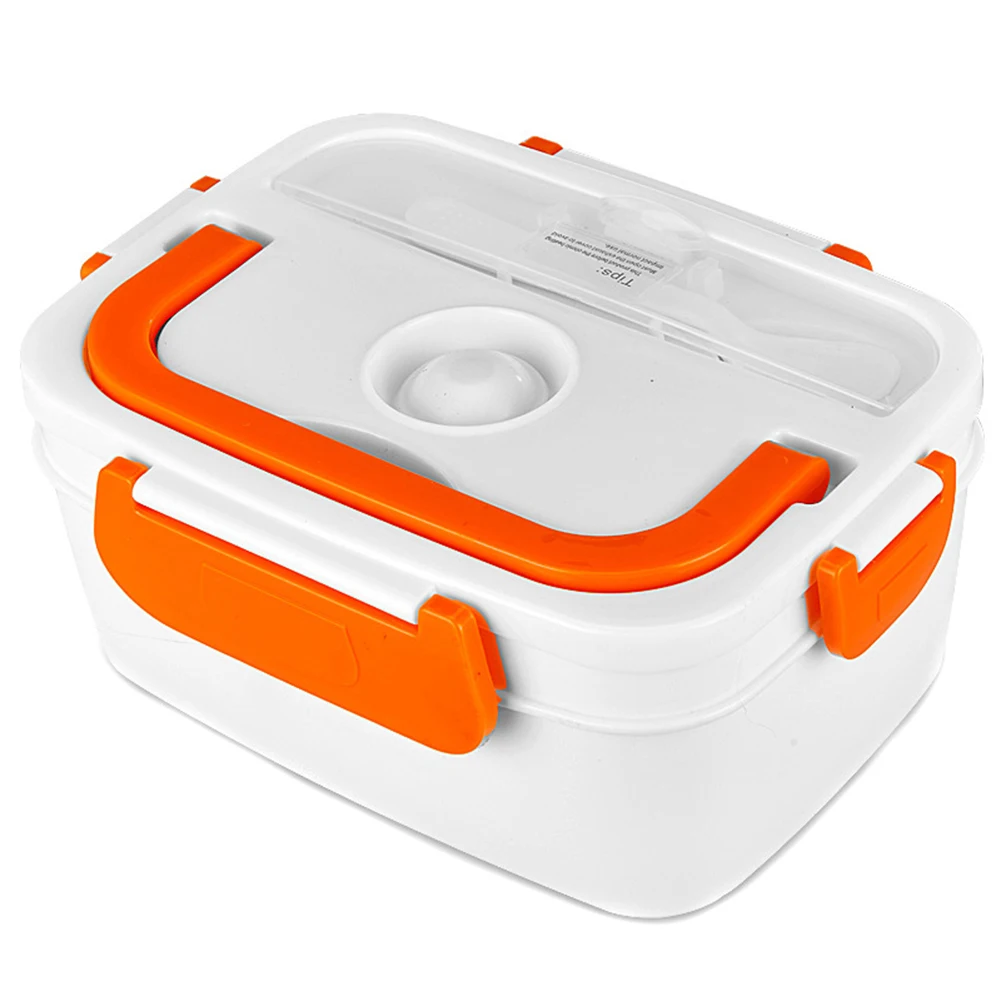Портативный Электрический подогреватель пищи, Ланч-бокс с подогревом, школьный офисный контейнер для еды, подогреватель PI669 - Цвет: Orange  110v