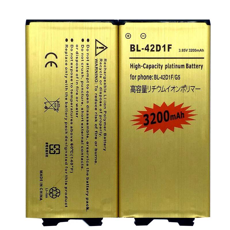 Rechargeable Phone Battery for LG G5 VS987 US992 H820 H850 H868 LS992 F700L F700S H831 H840 Accumulator Models BL-42D1F | Мобильные