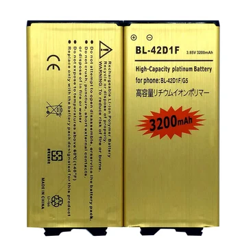 

Rechargeable Phone Battery for LG G5 VS987 US992 H820 H850 H868 LS992 F700L F700S H831 H840 Battery Accumulator Models BL-42D1F