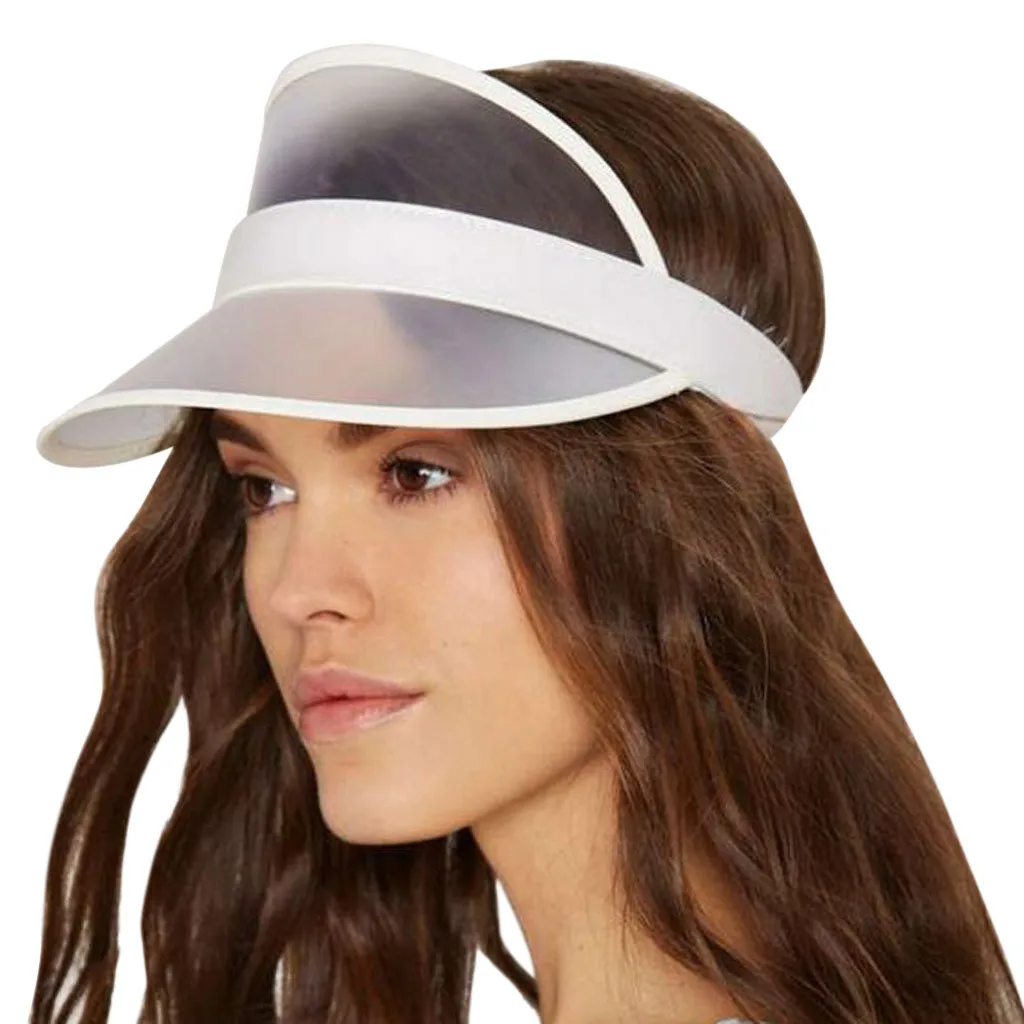 

Unisex Adult Anti-UV Sun Visor Hat Outdoor Sports Sun Protection Beach Visor Cap Black Blue Purple Red Yellow sombrero mujer