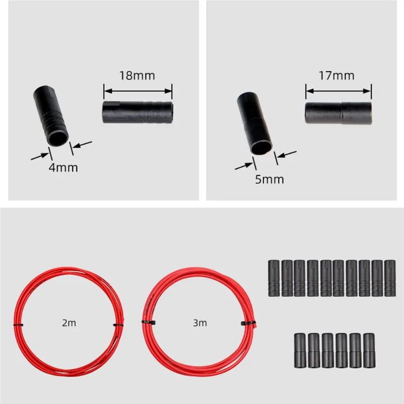 Велосипедная Тормозная Шестерня наружные концевые колпачки для кабеля наконечники для кабеля переключения провода наконечники колпачки для горного велосипеда