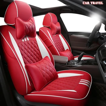 

CARTRAVEL Custom leather car seat cover For hyundai ENCINO Coupe Azera Grand SantaFe Veracruz Equus Rohens Veloster