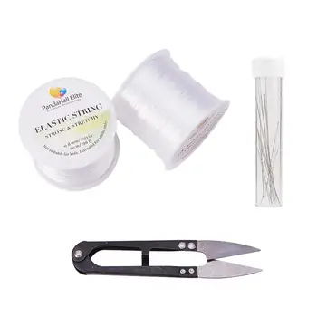 

2 Rolls Elastic Fibre Wire and Sharp Steel Scissor