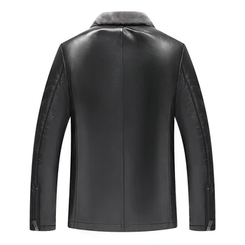 

Winter Genuine Leather Jacket Men Sheepskin Short Real Fur Coat Wool Men Shearling Coat Chaqueta Cuero ED03F017M01KJ1298