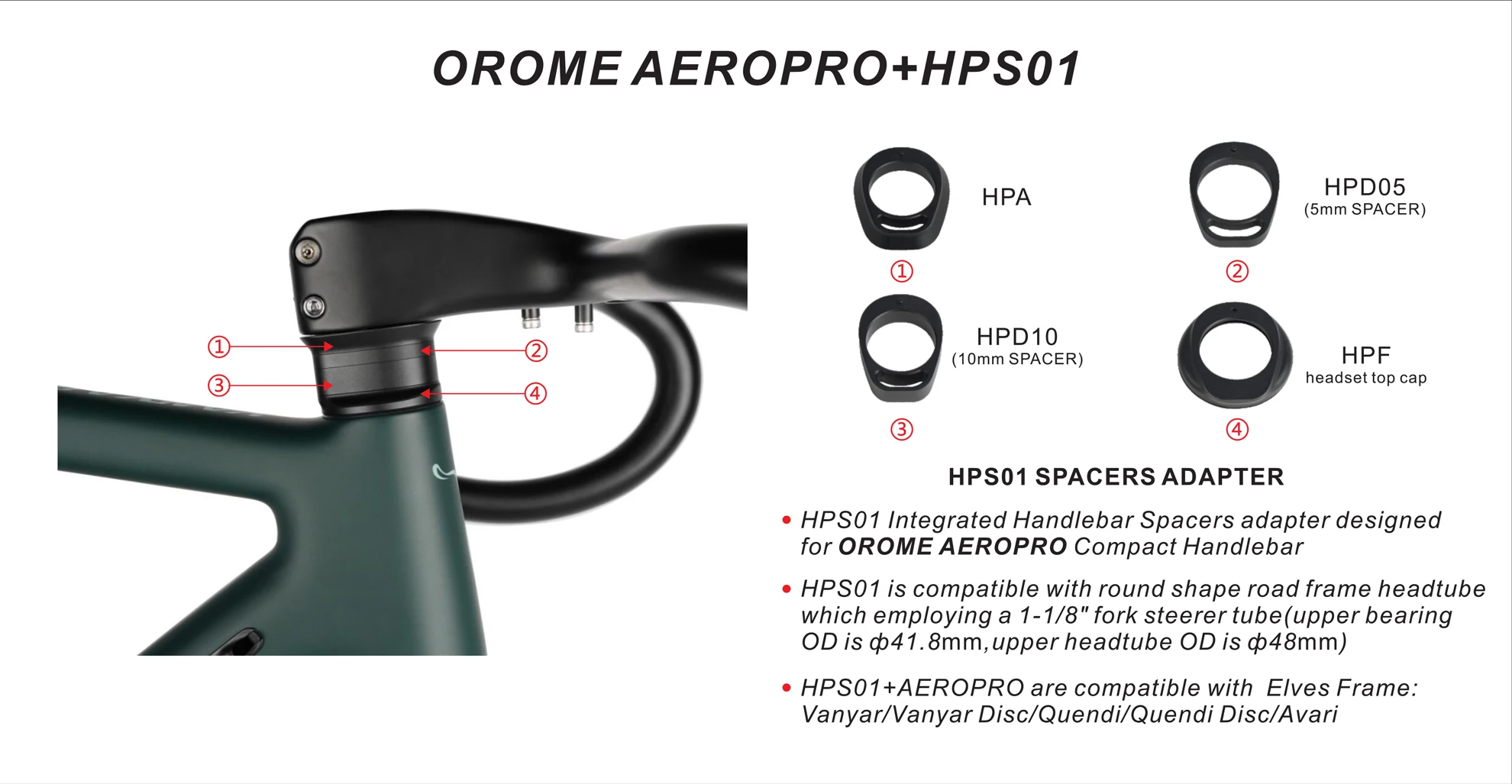 Elves orome aeropro-一体型カーボンファイバーハンドルバー,空力,28.6mm,コンパクト,ロードバイク用