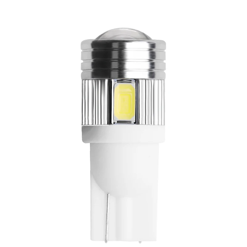 5x T10 W5W 194 168 Светодиодная лампа для автомобиля 6 SMD сигнасветильник интерьера