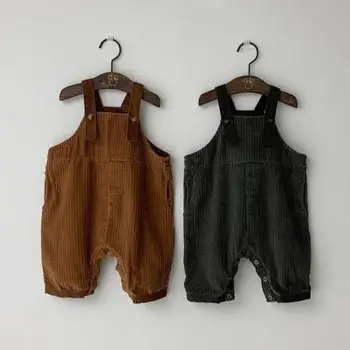 

2020 Autumn Winter New Baby Overalls Kids Corduroy Overalls Baby Bib Pants Toddler Girl Overalls Baby Boy Jumpsuit