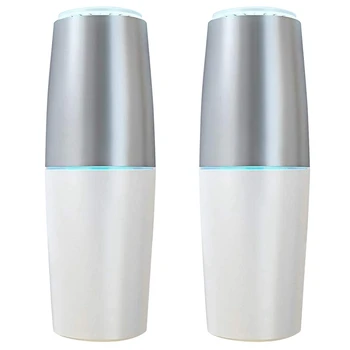 

2PCS Portable Air Purifier, Suitable for Removing Bacteria, Eliminating Odors and Keeping the Air Clean US Plug