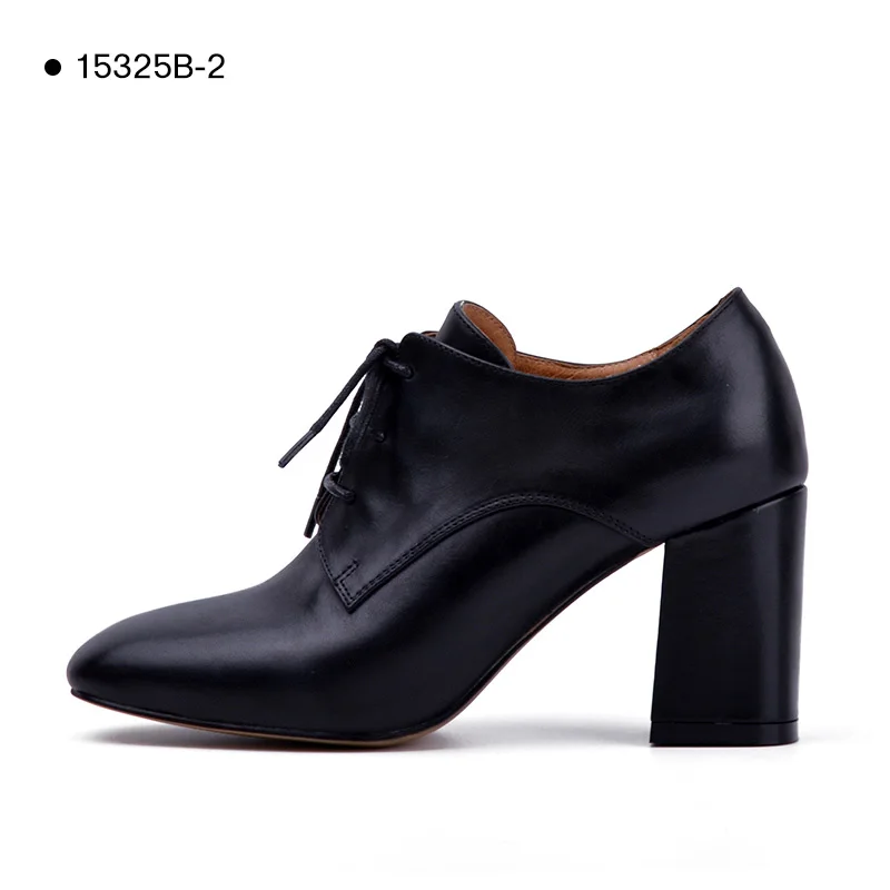 Распродажа; Donna-in; ботильоны для женщин из натуральной кожи на высоком каблуке; модные ботинки с острым носком; женская обувь; женские ботинки - Цвет: 15325B-2-Black