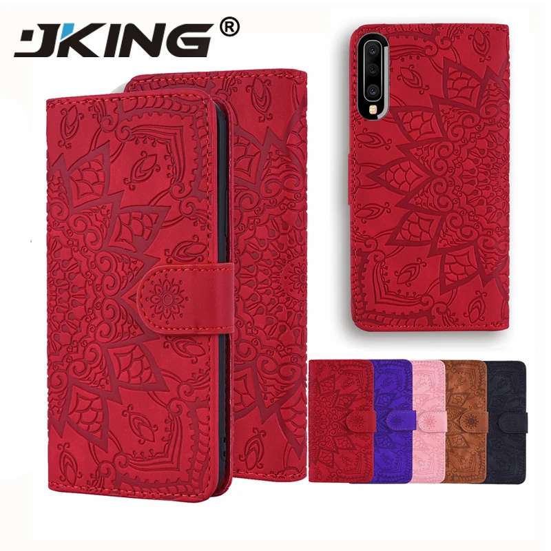 Матовый кожаный чехол для телефона samsung Galaxy A50 A70 A30 A40 A20 A10 A10E A20E A10S A20S A30S A50S флип 3D