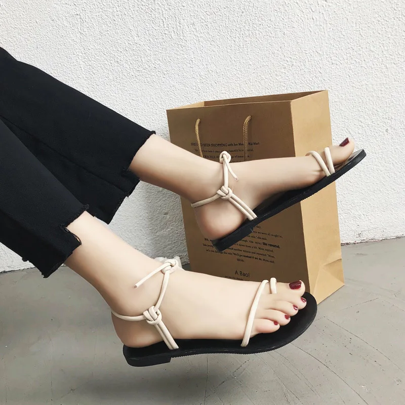 

Summer Sandals Women's Wild BOY Rome Shoes Korean Version