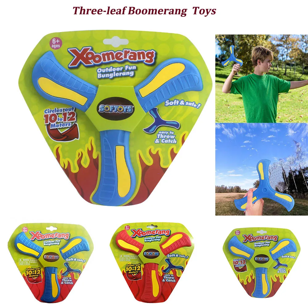 Boomerang-juguetes deportivos para niños y adultos, juguetes interactivos al aire libre para Educación Temprana, EVA, 1 Uds.