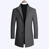 Fashion plus size men's jacket trench coat 1