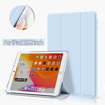 

2019 7th Gen Trifold Smart Case funda for iPad 10.2 inch Auto Sleep/Wake Lightweight Stand Case for iPad 10.2 2019 A2198 A2200
