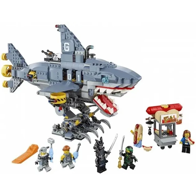 

New Ninjaing Series Toys Garmadon Compatible Legoingl Ninjaing 70656 Brick 4 Buildin Blocks Toys for Children Birthday Gift