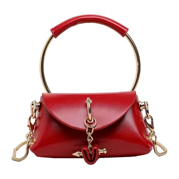

Elegant Female Mini Tote bag 2020 Summer New Quality Leather Women's Designer Handbag Chain Shoulder Messenger Bag Bolsos Mujer