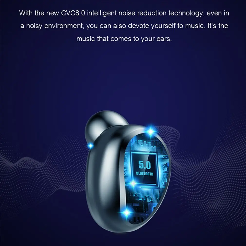 F9 беспроводной Bluetooth V5.0 наушники светодиодный дисплей наушники стерео наушники 2000 мАч power Bank Спортивная гарнитура с микрофоном