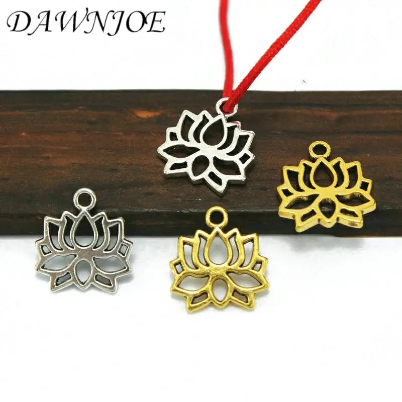 50 шт. подвеска в виде лотоса из сплава|Ювелирная фурнитура и компоненты| |