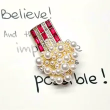 Европейская и американская мода ананас виноград попкорн жемчужная брошь бизнес Amass специальная AliExpress