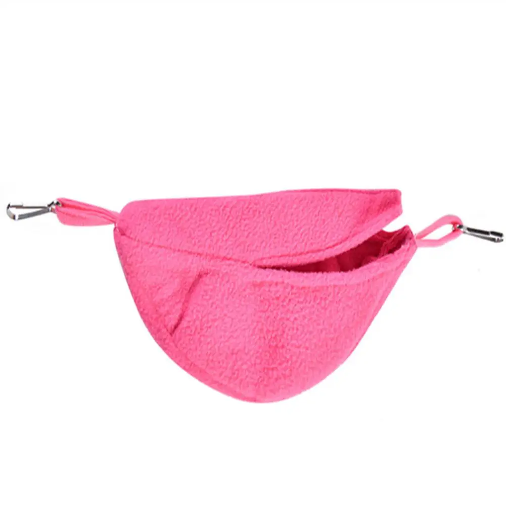 Rose red TWISTER. CK теплый Банан Форма Pet гамак с висящей пряжкой для хомяка зимний спящий отдых - Цвет: Rose red