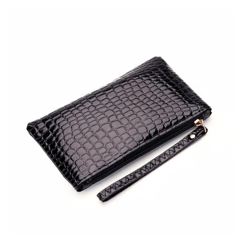 

1pcs Women Crocodile Print Short Card Holder Billfold Purse Mini Zipper Wallet J9