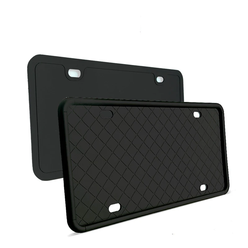 

License Plate Frame For America Scratch-Resistant Rust-Proof Car License Cover Silicone Holder Number Plate Kentekenplaathouder
