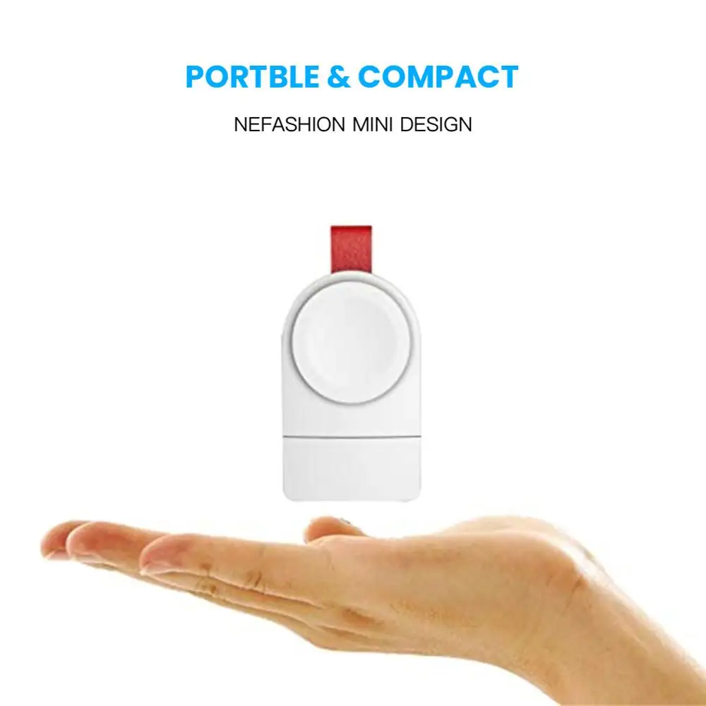 Смарт-часы портативное USB Беспроводное зарядное устройство для IWatch 1 2 3 4