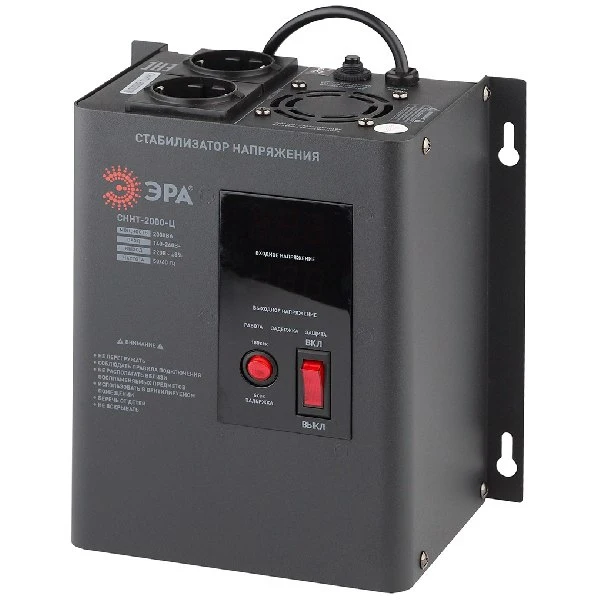 Стабилизатор напряжения ЭРА СННТ-2000-Ц | Обустройство дома