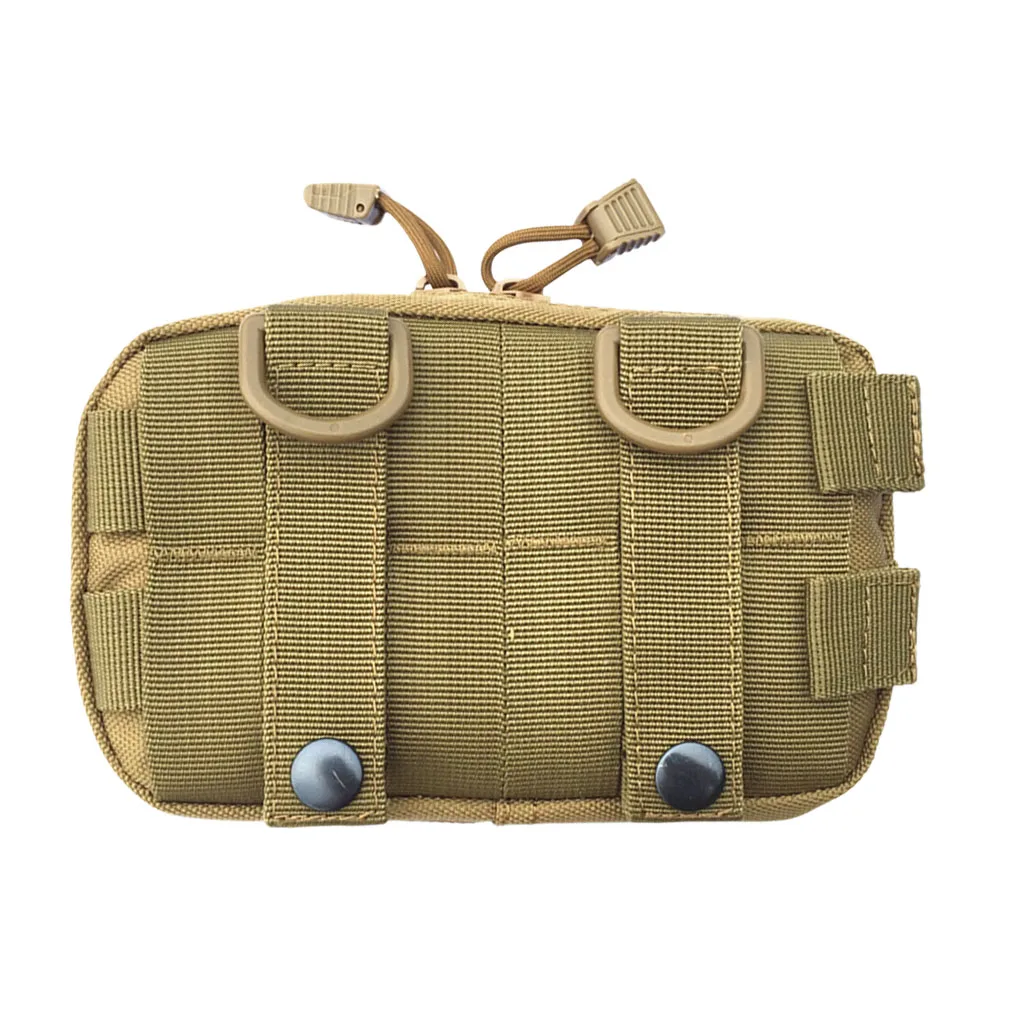 Прочный 1000D нейлоновый MOLLE маленький универсальный чехол сумка с талией Велоспорт Кемпинг 6," x 4,7" x 1,2"