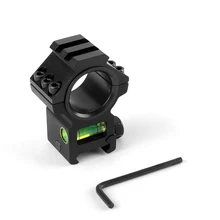 2 слота Алюминиевый рельс 25,4/30 мм адаптер с пузырьковым уровнем костюм 20 мм Вивер рельс для охоты