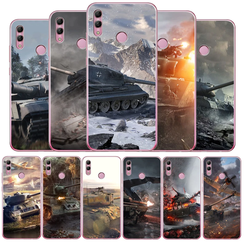World of tanks жесткие мягкие силиконовые чехлы из ТПУ для телефонов Huawei MATE 20 10 9 8 Por Lite