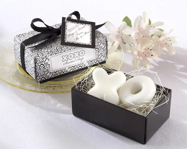 Креативное мини мыло ручной работы в форме сердца с открыткой «спасибо», подарки для свадебной вечеринки, новинка, лидер продаж - Цвет: style 5