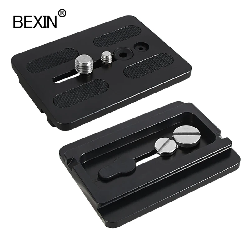 

Quick Release Plate Dslr Camera Mounting Plate With 1/4 3/8 Inch Screw For Weifeng 717 Camera Tripod Head
