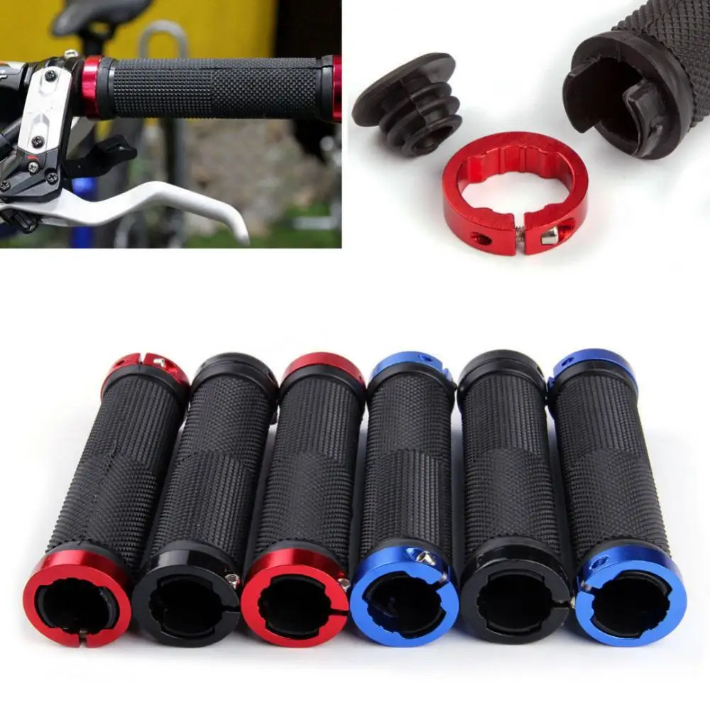 1 Pair Anti-Slip Handlebar Mountain Bike Soft Rubber Handlebar Bicycle Cycling BMX Handle Bar Grips Bicycle Parts