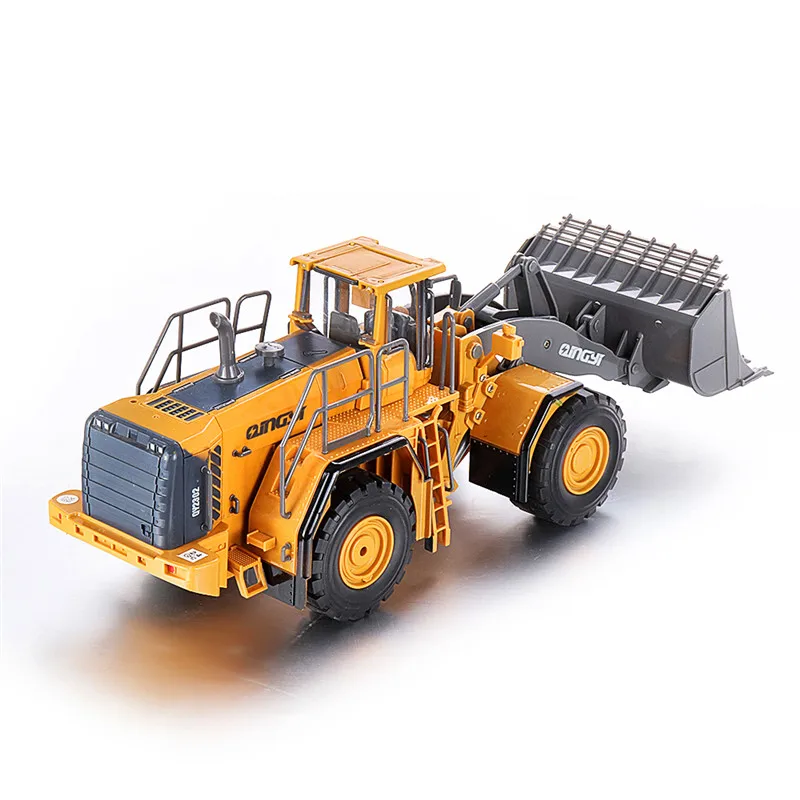 QY2302 1/28 2,4G 6CH RC автомобиль бульдозер модели автомобиля технический грузовик открытый игрушки для детей