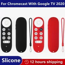 Protective-Cover Chromecast-Accessories Silicone-Case Voice-Remote Google for with TV