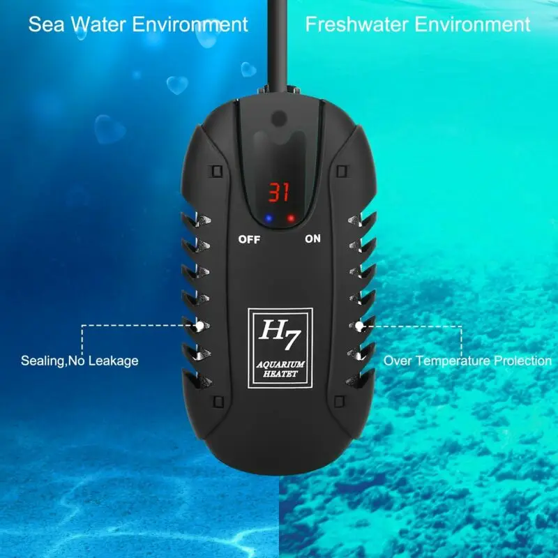 

Fish Tank Automatic Water Constant Temperature Heating Rod Power Saving Aquarium Submersible