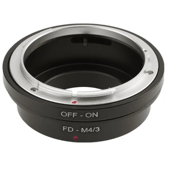 

Black new High Precision FD-M4/3 Metal Mount Lens Adapter Ring Manual For Canon FD To M4/3