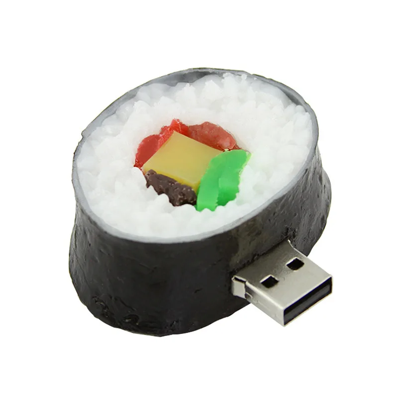 Суши Usb флеш-накопитель пищевой мультяшный флеш-накопитель 2,0 Usb флешка 4G 8G 16G 32GB 64G 128G 256G Флешка карта памяти