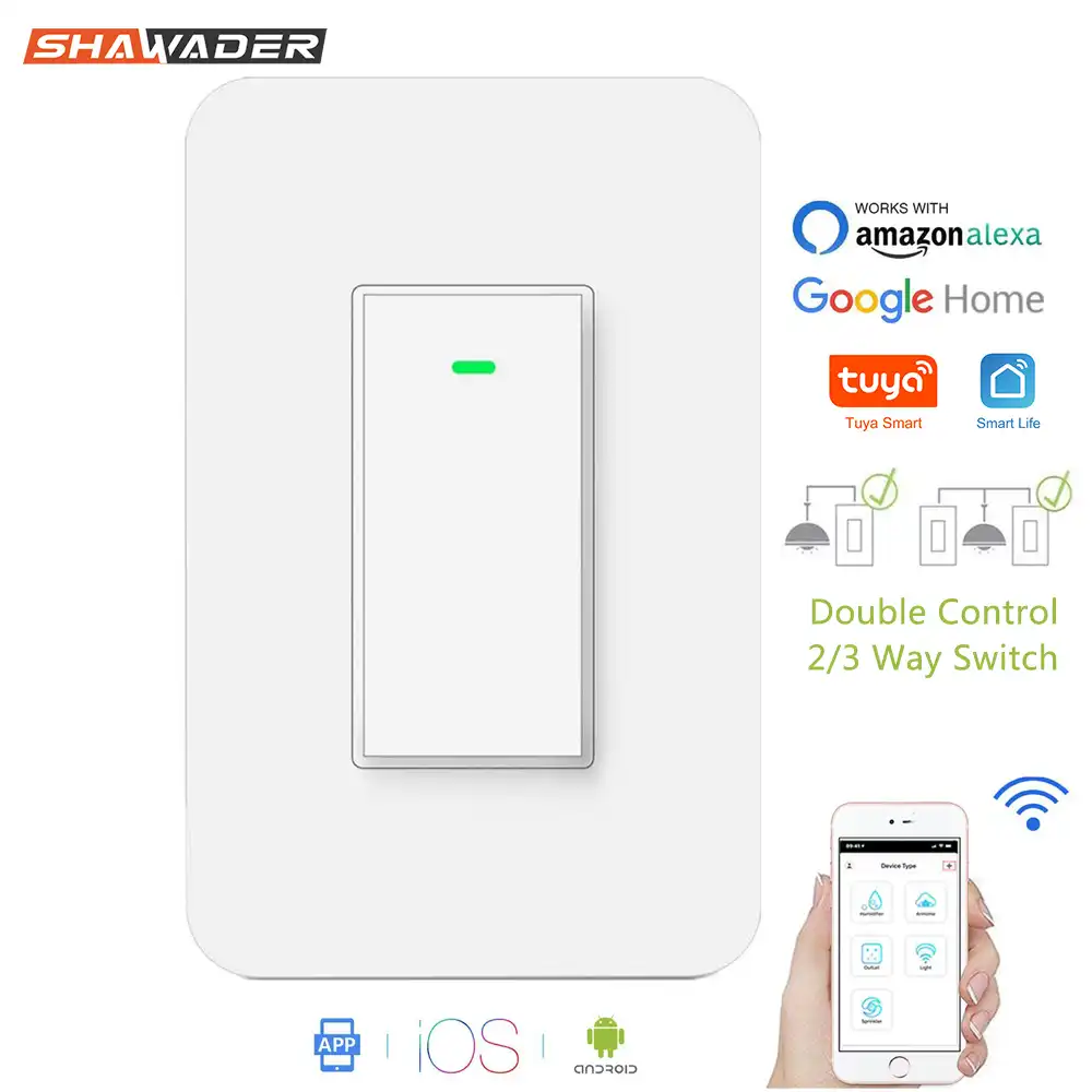 google home double light switch