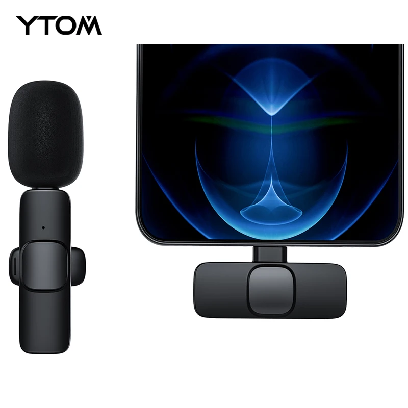 Беспроводной нагрудный микрофон YTOM L2 для смартфонов IOS Android | Электроника