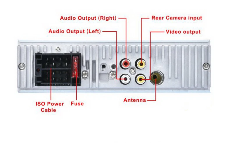 1 Din W/DVR автомобильное радио аудио 12 V 4,1 ''FM Bluetooth DVR/камера вход Зеркало Ссылка для Android телефон TF/USB/AUX в стерео