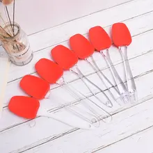 7 шт./компл. силиконовые слом шпатели сливочное масло шпатели для торта декорирования выпечки скребок с антипригарным покрытием средство для украшения торта