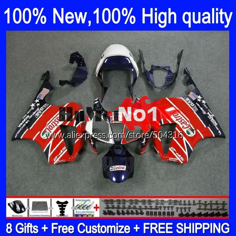 Обтекатель корпуса для HONDA VTR1000 RC51 01 02 03 2004 2005 2006 125MC.121 SP1 SP2 VTR 1000 2000 2001 2002 2003 04 05 06 |