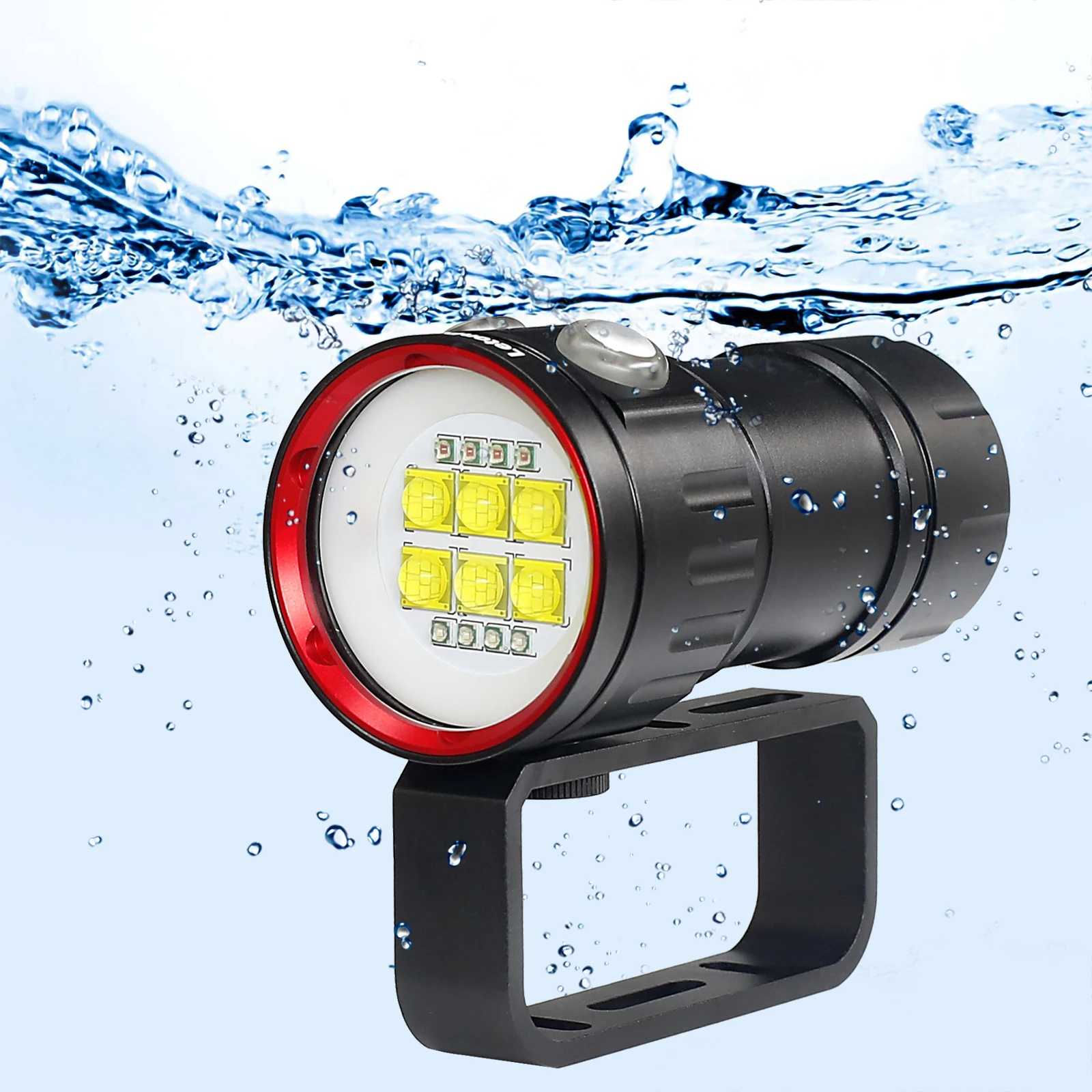 police flashlights Professional Underwater 27 LED Photography Light Highlight Lamp 22800Lumens Diving Flashlight 100M Waterproof Video Camera torch small led torch