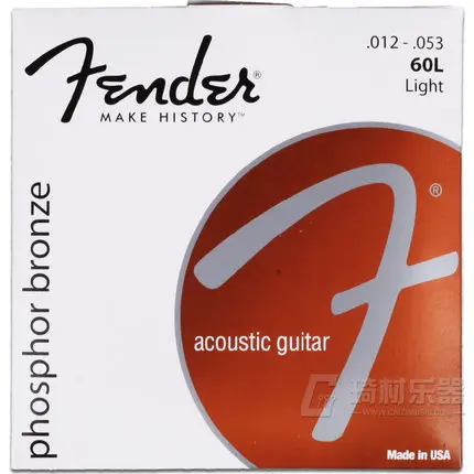 Fender ФОСФОРНЫЕ бронзовые для акустической гитары струны, 60XL 60CL 60L 60M