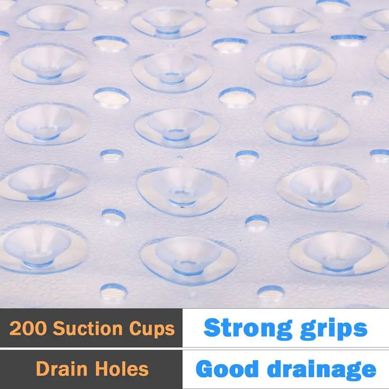 Нескользящие коврики для ванной удлиненная поставка машинный моющийся коврик для душа для ванной комнаты плесени устойчивый антибактериальный