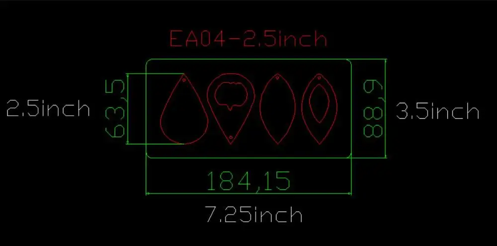 Earring-EA04 скрапбукинга срезанное небо и стальные деревянные штампы совместимы с большинством машин