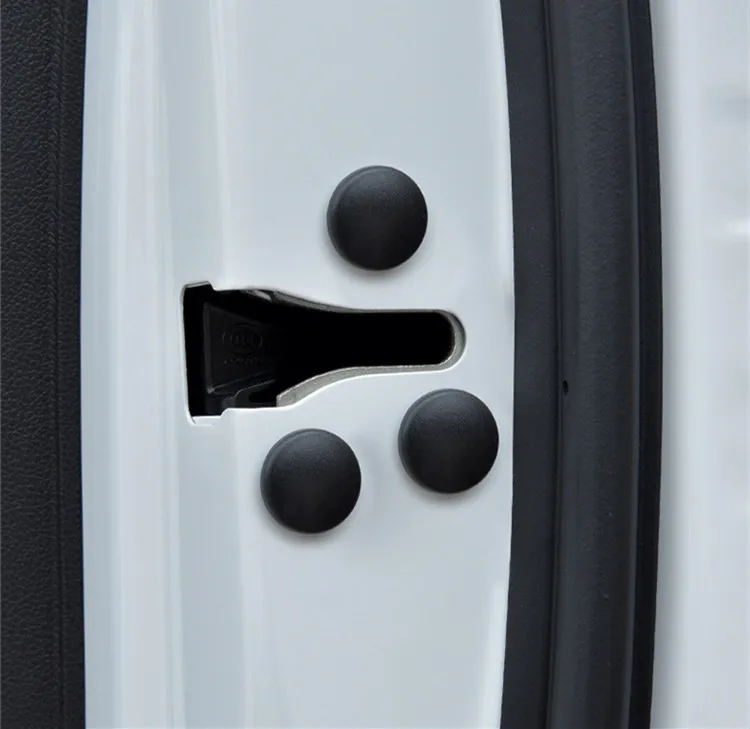 12pcs Car Door Lock Screw Protector Cover For Hyundai Tucson Elantra Creta IX25 IX35 Sonata Solaris Santa Fe I30 Accent Creta