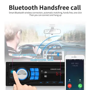 

12V Universal Bluetooth Car Stereo Radio FM MP3 Player Transmitter Hands-free Call 8013 Car Accessories Interior